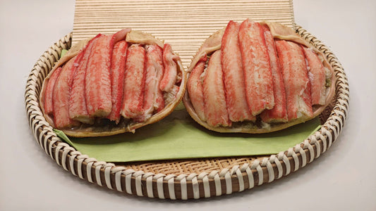 【越前がに感謝祭】『中サイズ』越前がに（ズワイガニ・オス）甲羅盛り（急速冷凍）2杯1セット